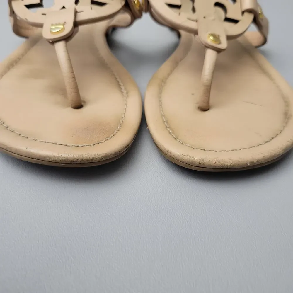 TORY BURCH Miller Light Make Up Patent Leather Sandals Size 9